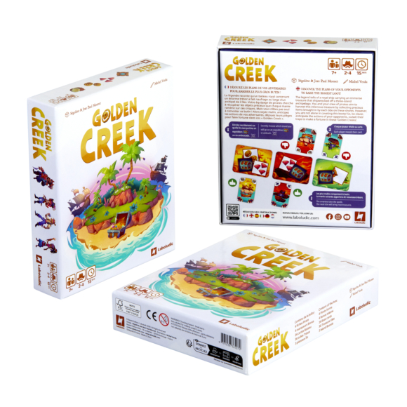 Visuels boites jeu Golden Creek